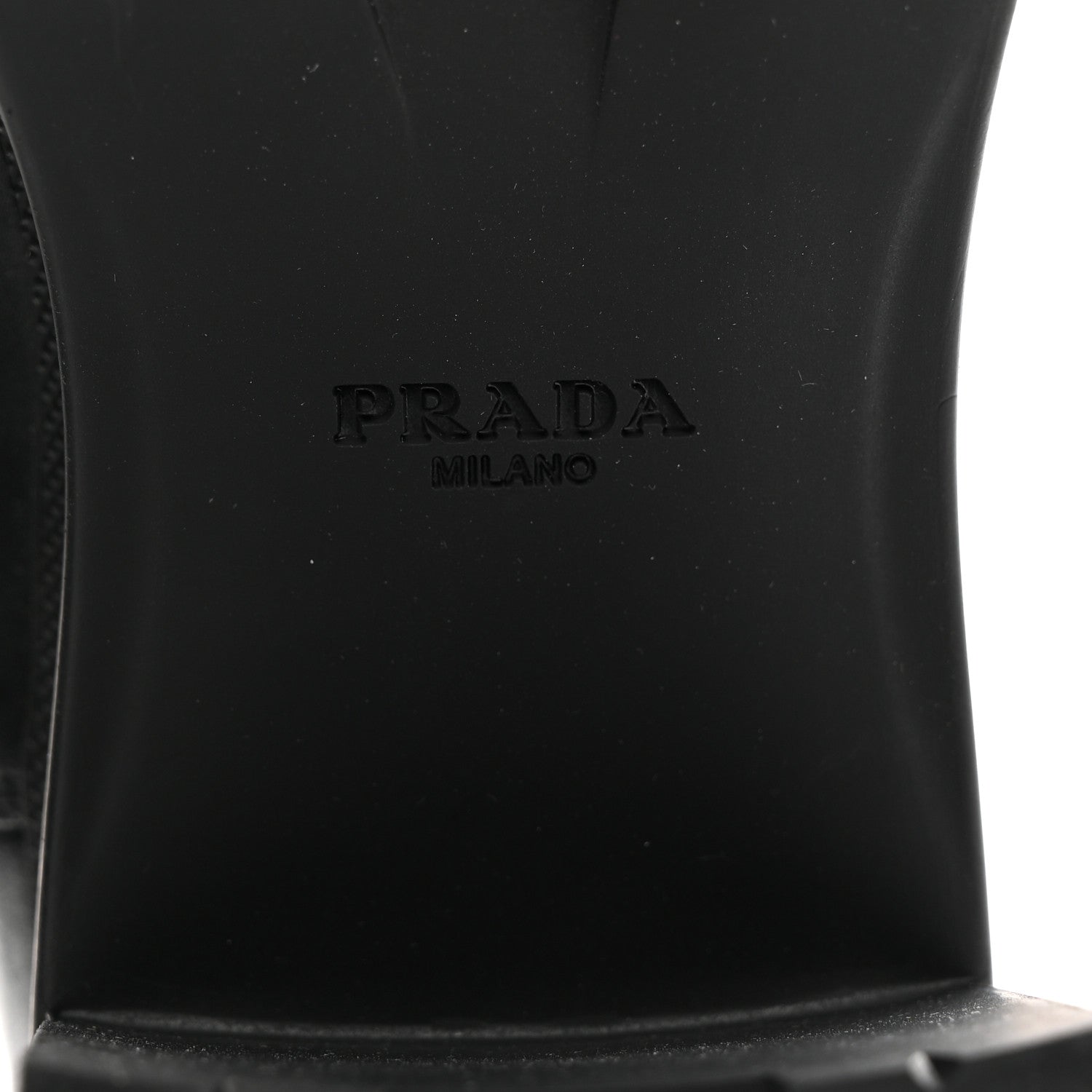 Prada Vitello Montana Lug Sole Chelsea 55mm Boots 36 Black 8 of 9