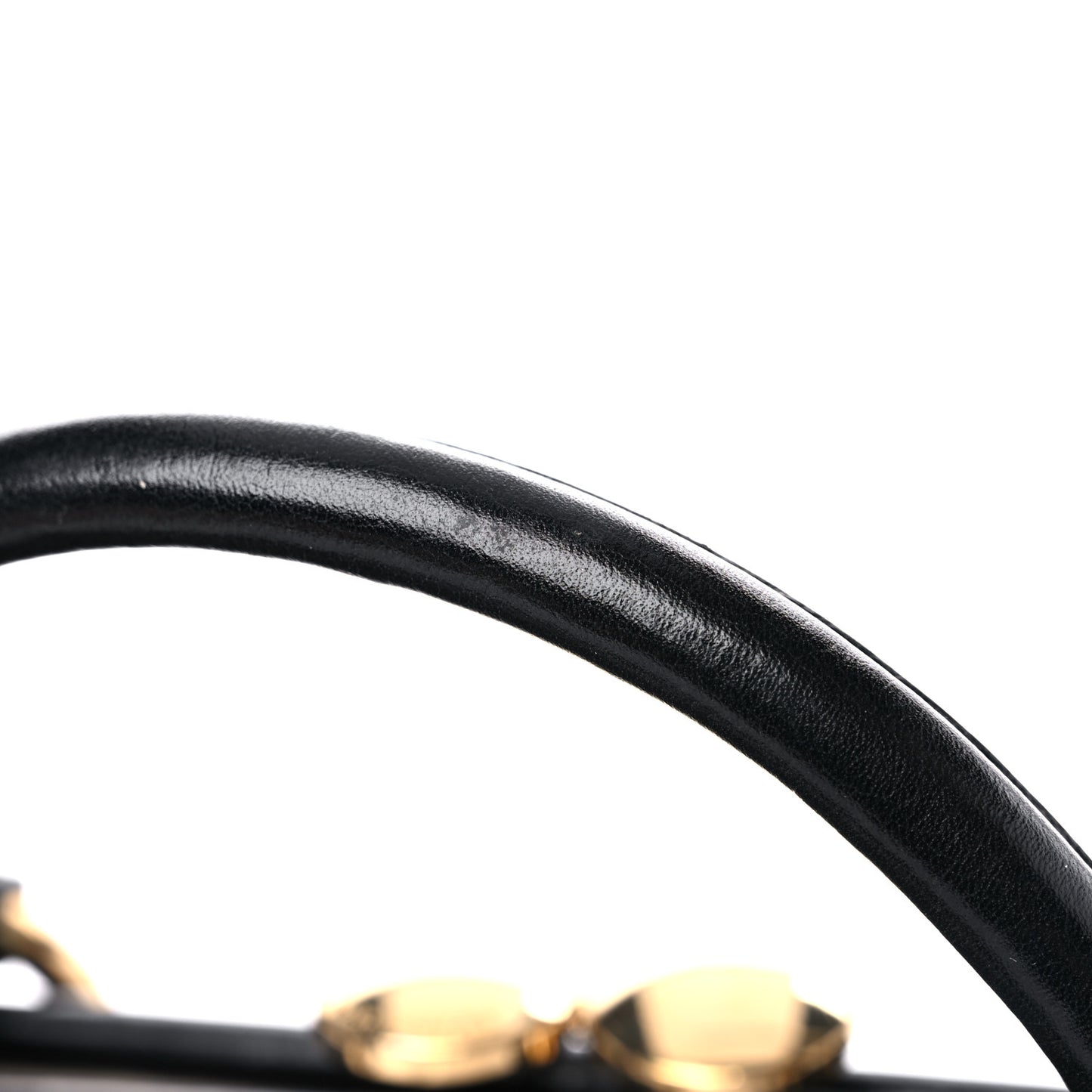 Calfskin Quilted Stam Black