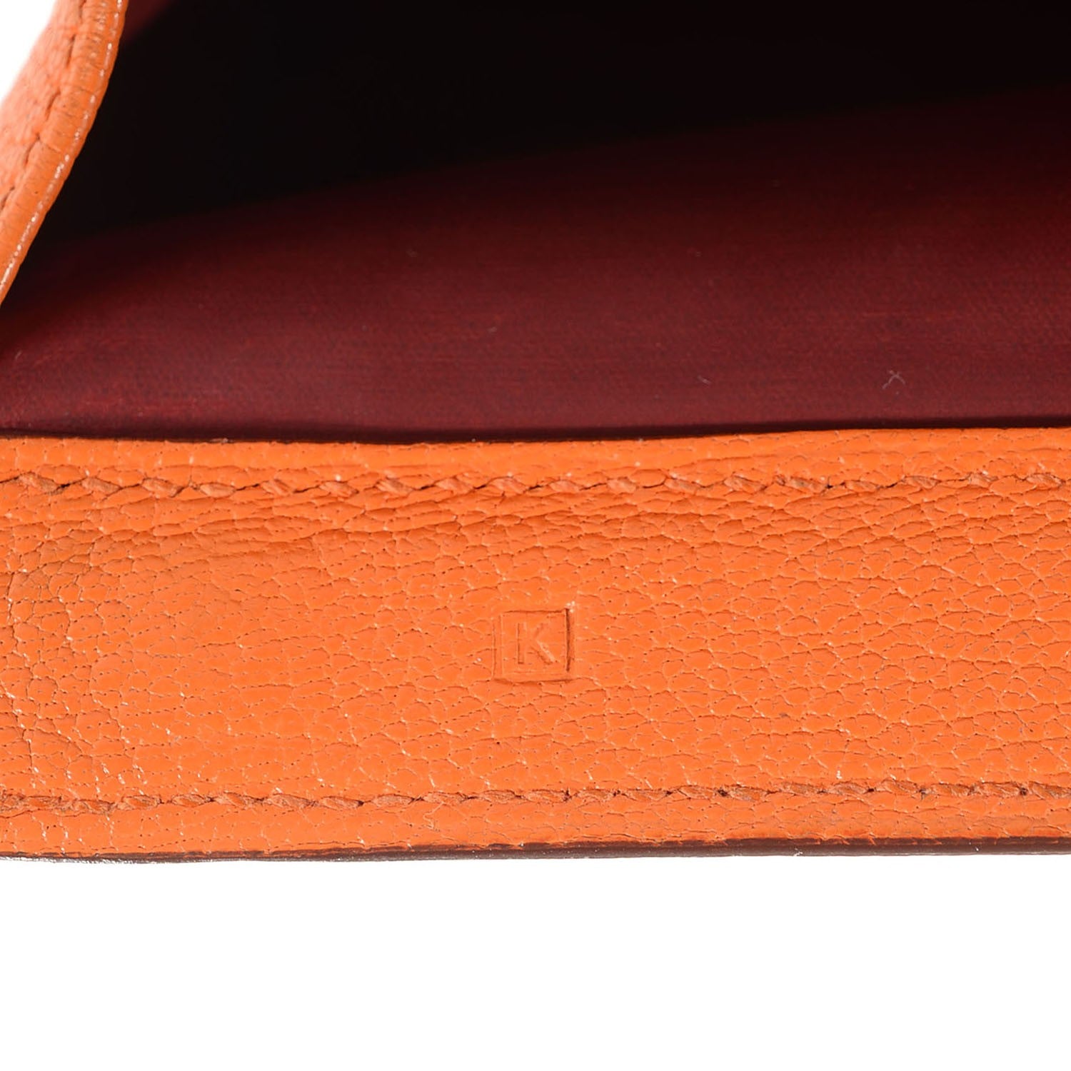 Hermes Chevre Mysore Karo PM Orange 8 of 11