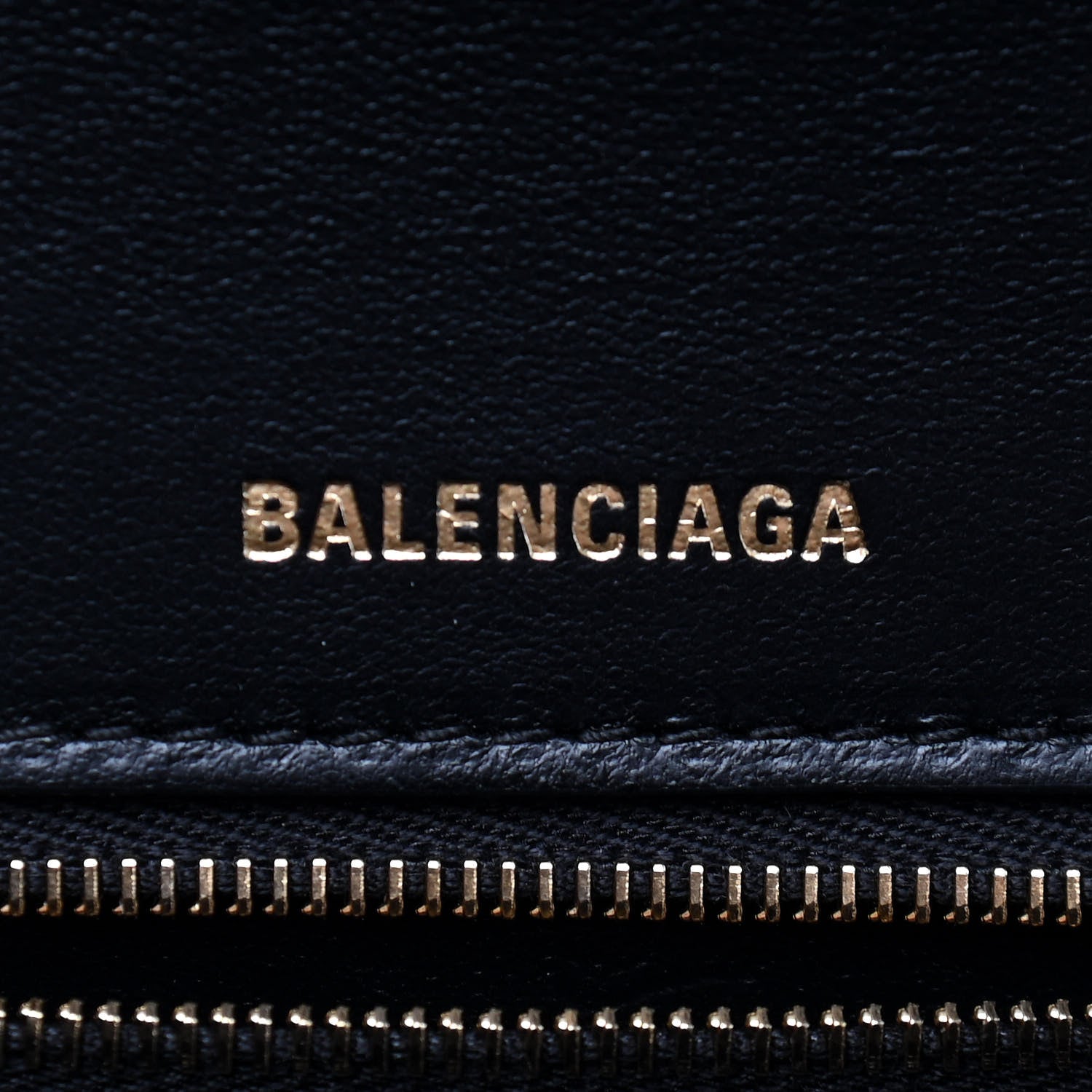 Balenciaga Shiny Box Calfskin Medium Hourglass Top Handle Bag Black 6 of 8