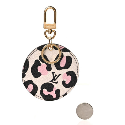 Louis Vuitton Monogram Wild At Heart Illustre Bag Charm Key Ring Black 2 of 4