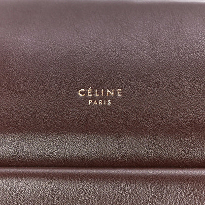Celine Calfskin Medium Purse Bag Dark Brown 8 of 12