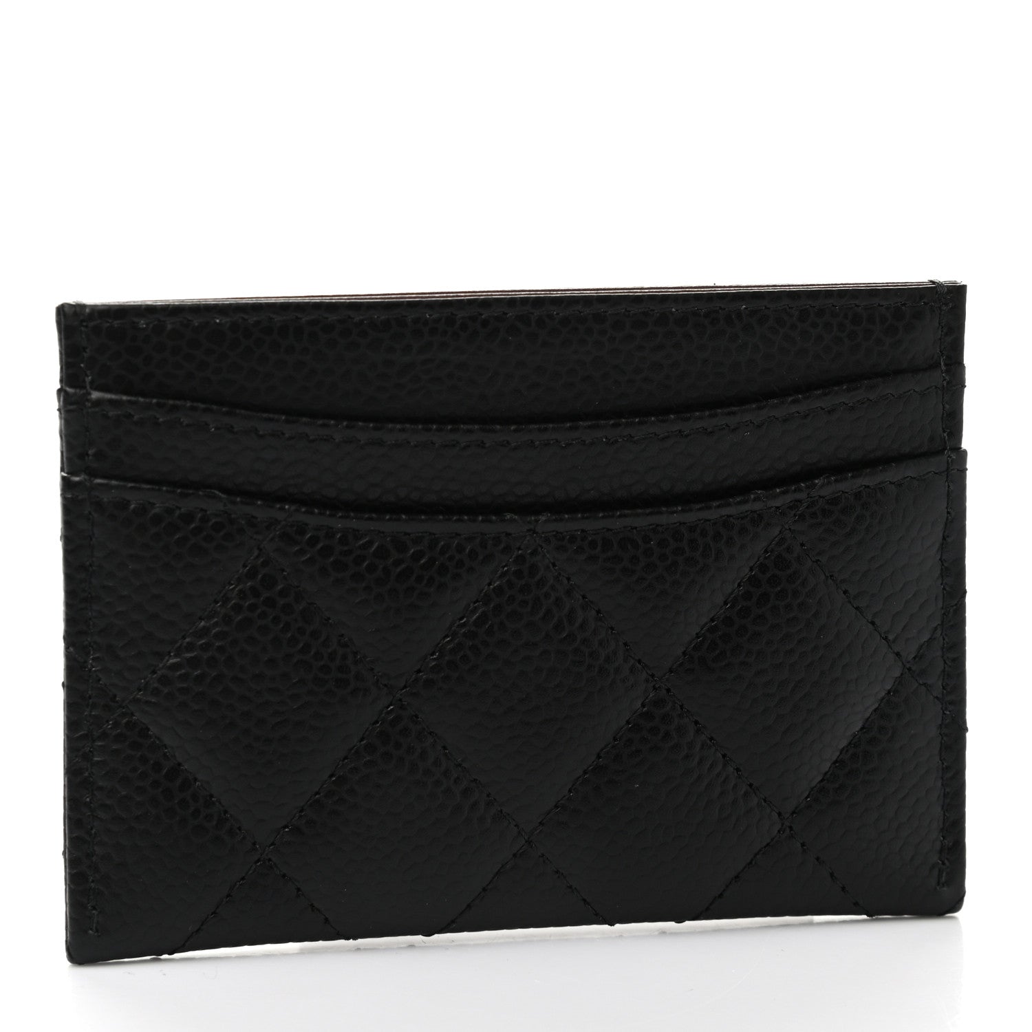 Chanel Caviar Quilted Card Holder Black 3 of 9