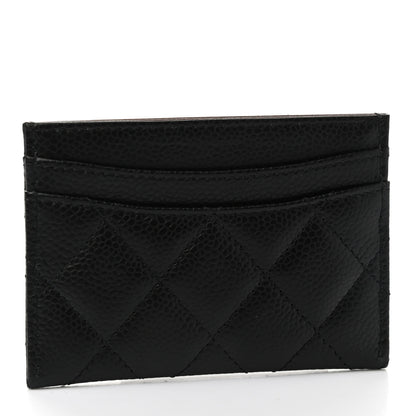 Chanel Caviar Quilted Card Holder Black 3 of 9