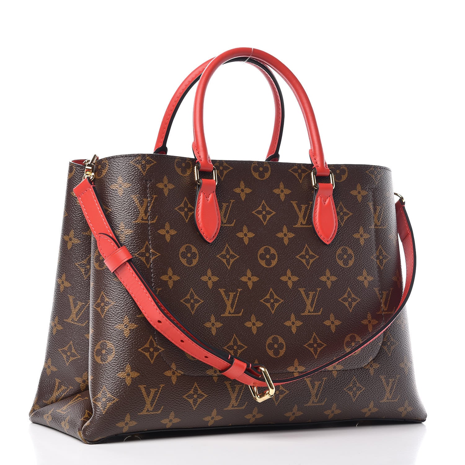 Louis Vuitton Monogram Flower Tote Coquelicot 4 of 14