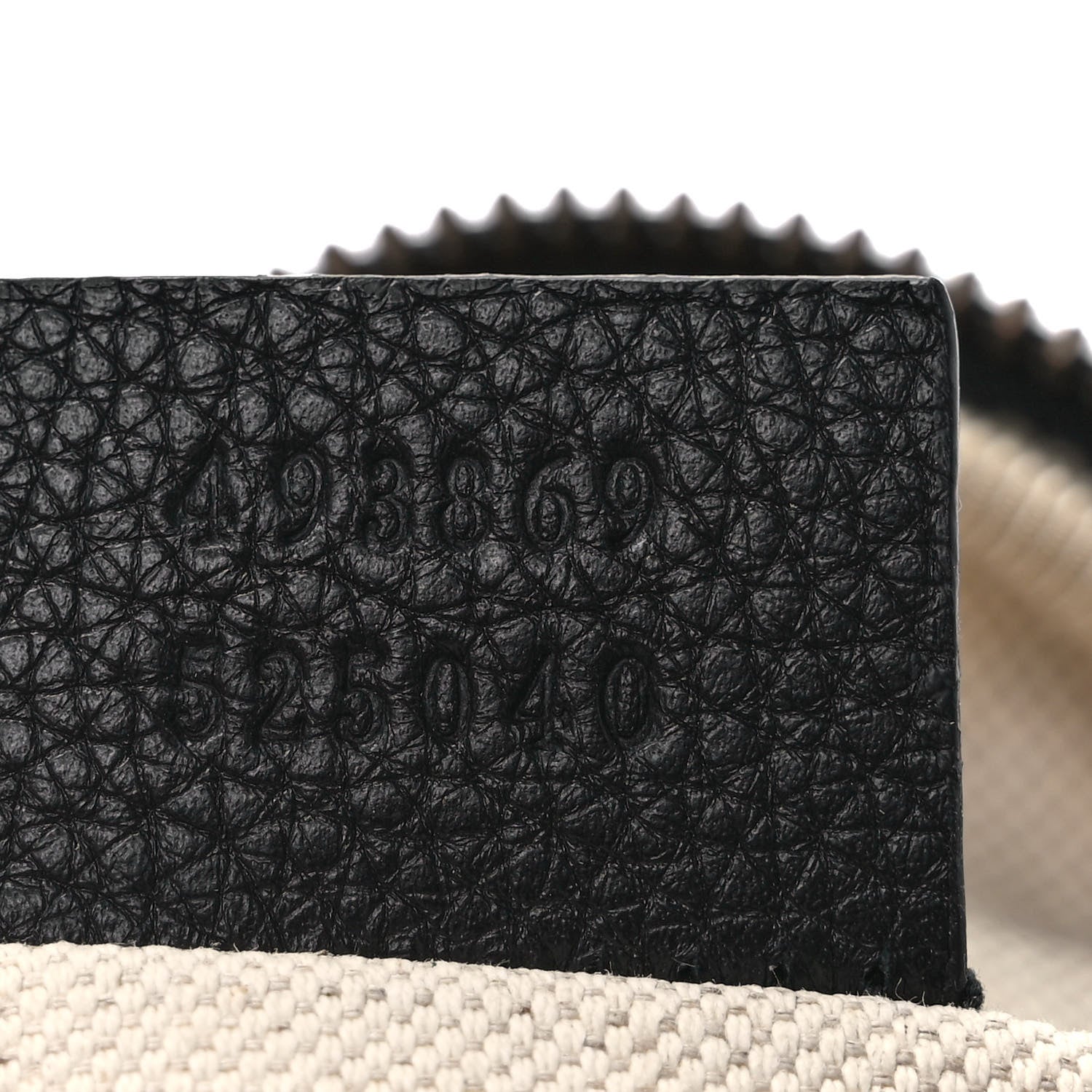 Gucci Grained Calfskin Logo Belt Bag Black 7 of 9