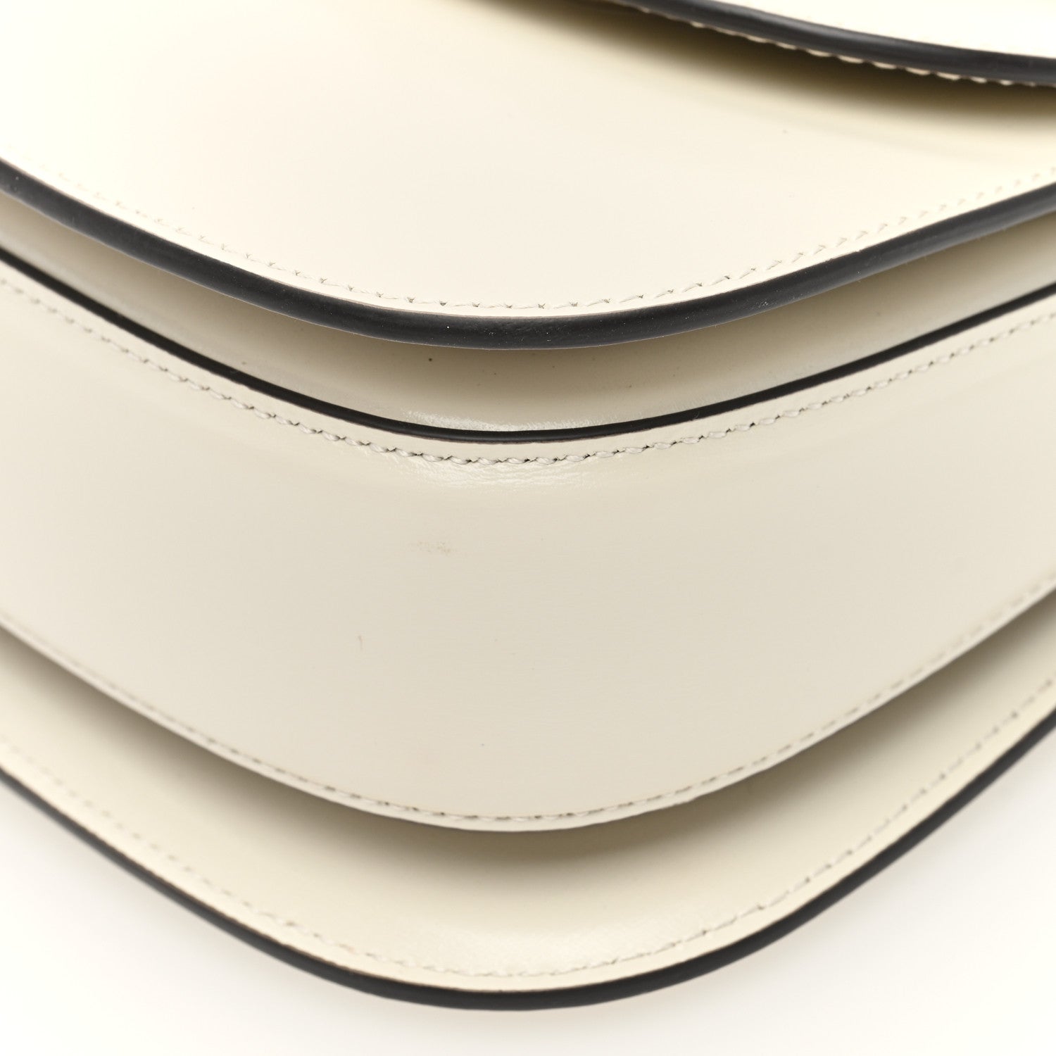 Gucci Boarded Dyana Lux Calfskin Web Mini Bamboo 1947 Top Handle Bag Mystic White 9 of 9