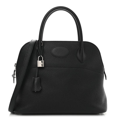Hermes Taurillon Clemence Bolide 31 Black 1 of 12