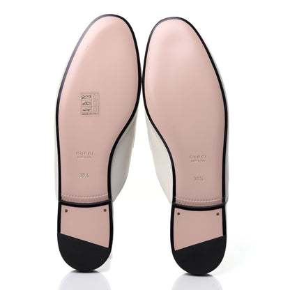 Gucci Malaga Kid Web Womens Princetown Slippers 38.5 Mystic White 7 of 12