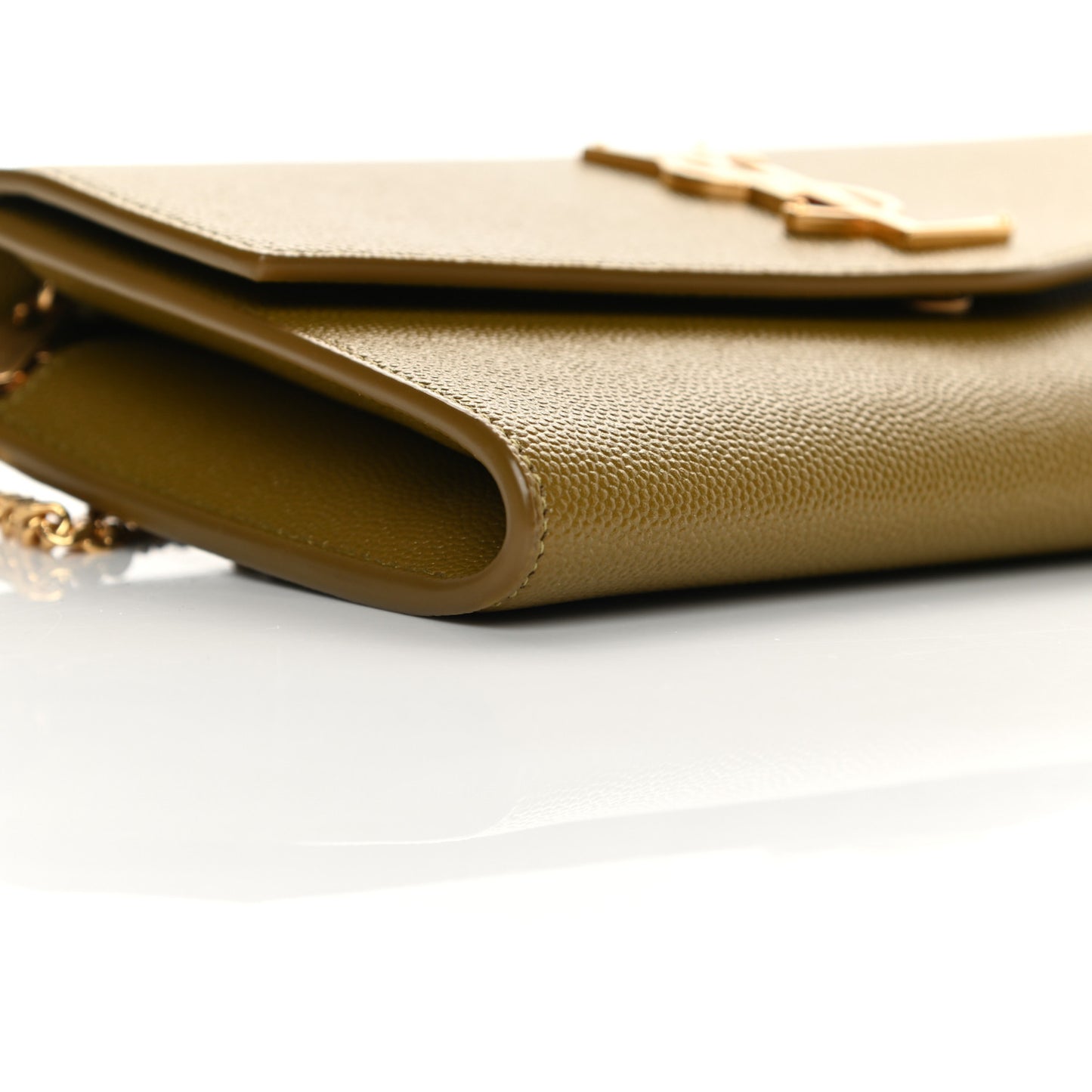 Grain De Poudre Monogram Uptown Chain Wallet Olive