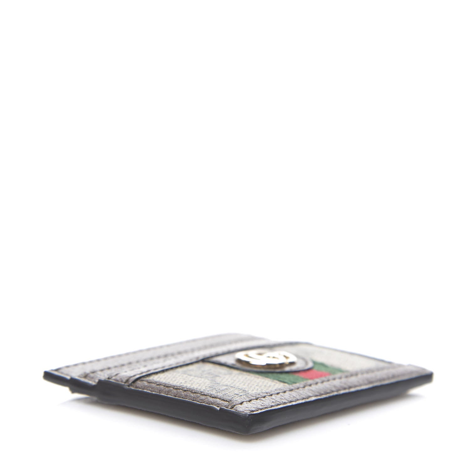 Gucci GG Supreme Monogram Ophidia Card Holder Brown 3 of 5