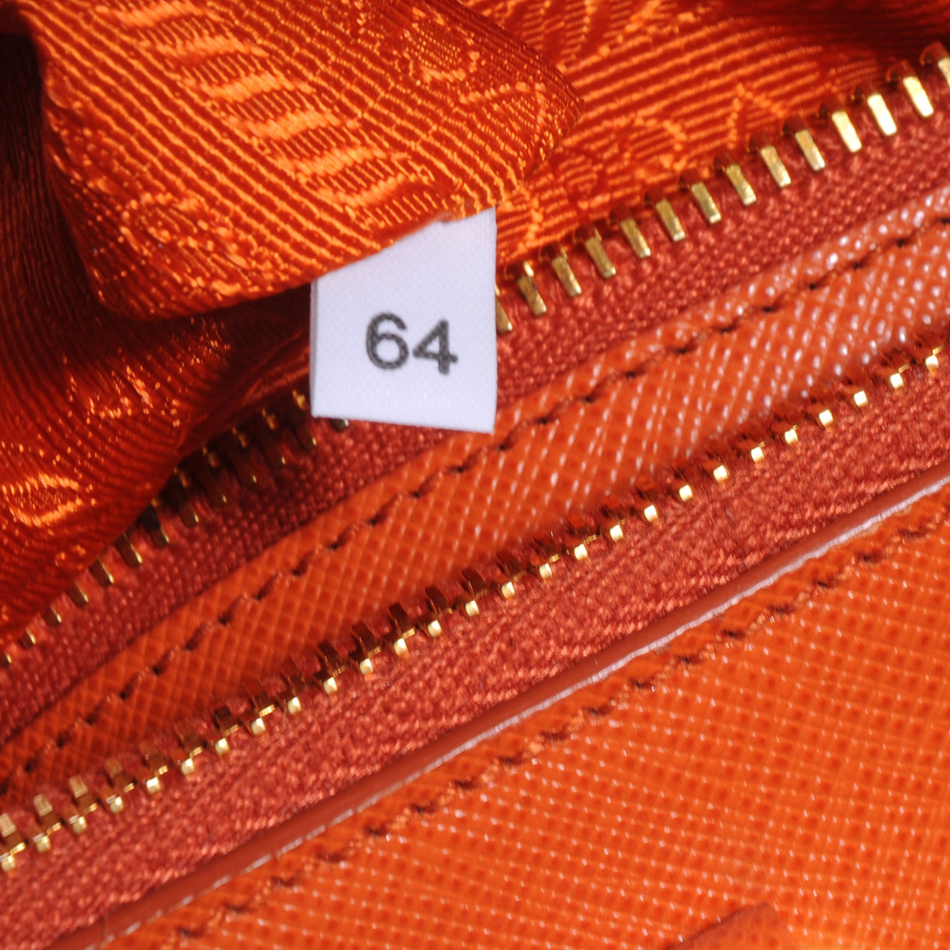 Prada Saffiano Lux Large Tote Papaya 7 of 9