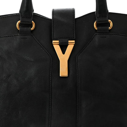Saint Laurent Sheepskin Medium Cabas ChYc Black 8 of 13