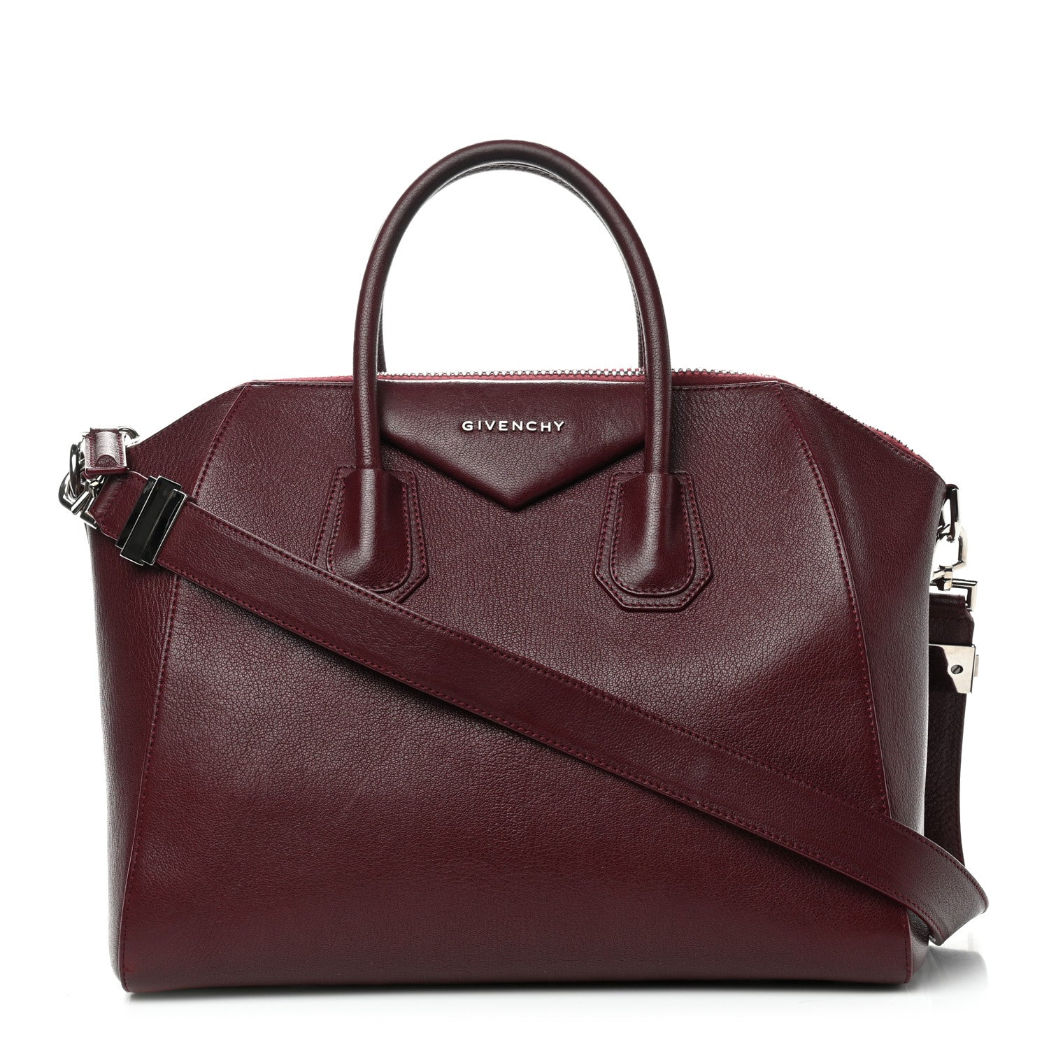 Givenchy Sugar Goatskin Medium Antigona Oxblood 1 of 11