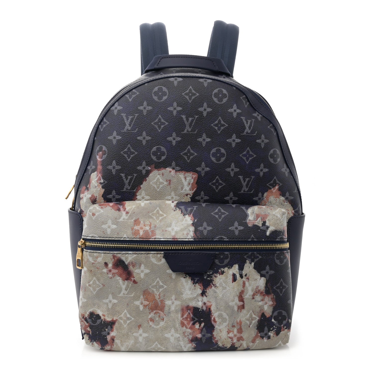 Louis Vuitton Monogram Bleach Discovery Backpack PM Ink Blue 1 of 9