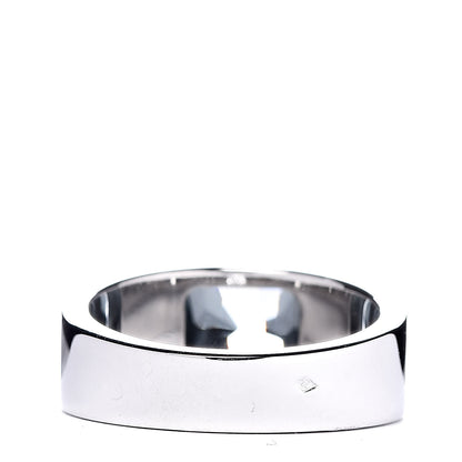Cartier 18K White Gold Aquamarine Tank Ring 49 4.75 4 of 5