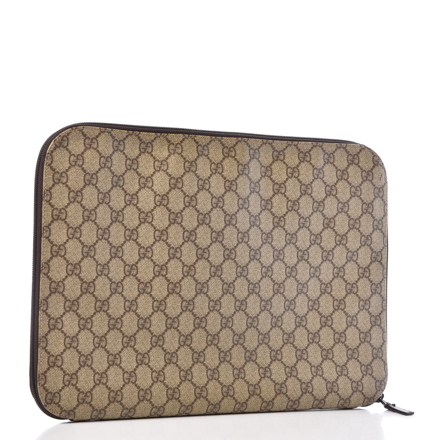GG Plus Monogram Portfolio Brown