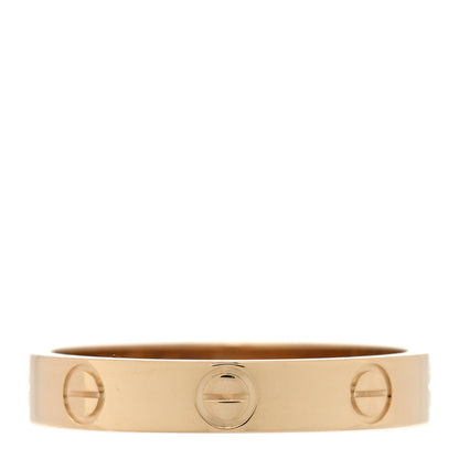 Cartier 18K Yellow Gold 3.5mm LOVE Wedding Band Ring 56 7.5 1 of 4