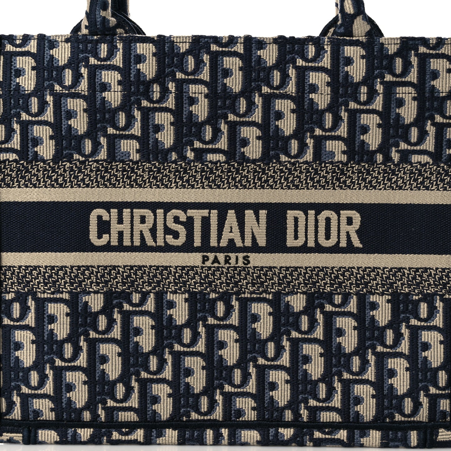 Oblique Small Book Tote Blue Multicolor
