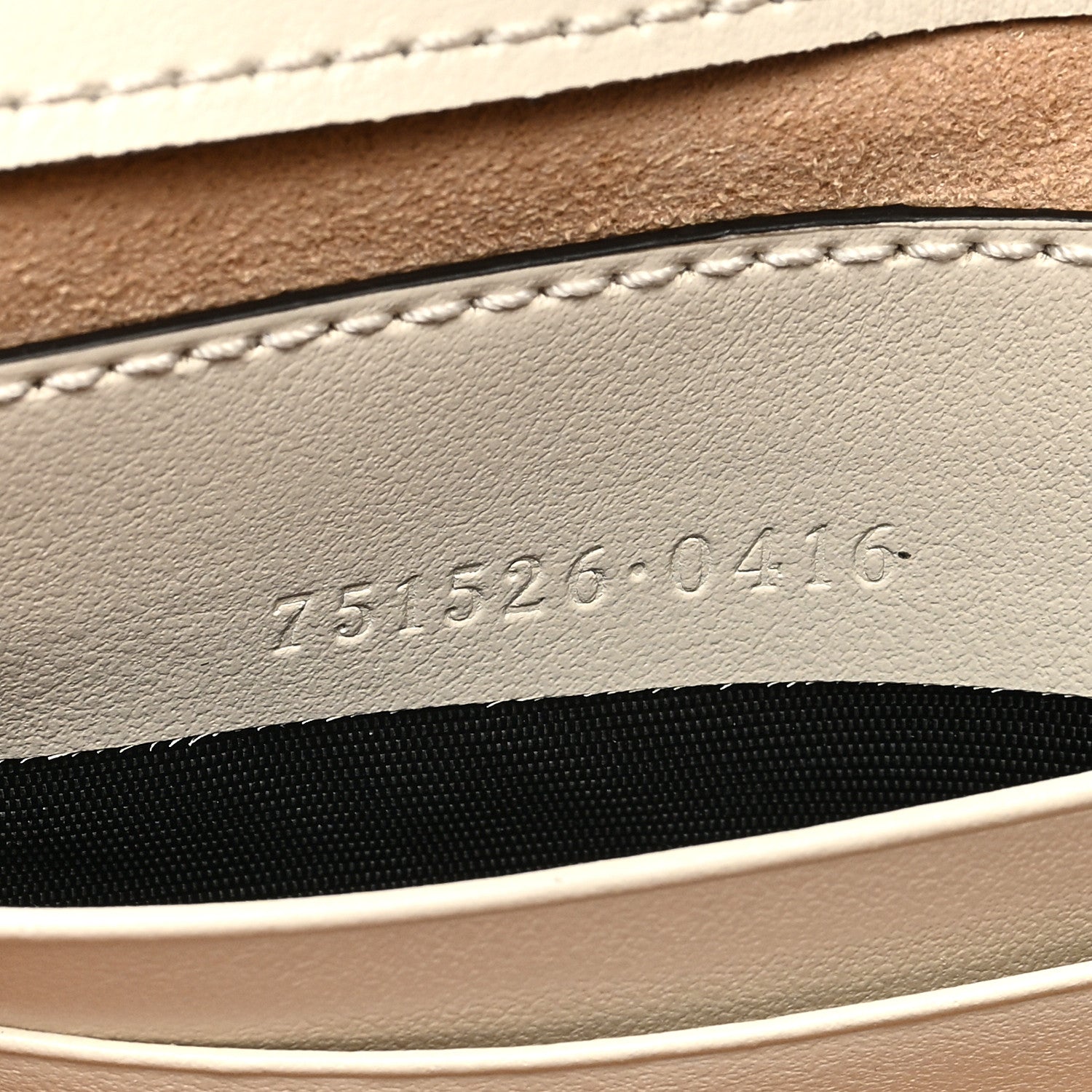 Gucci Calfskin Matelasse Mini GG Marmont Shoulder Bag With Card Holder White Black 7 of 11