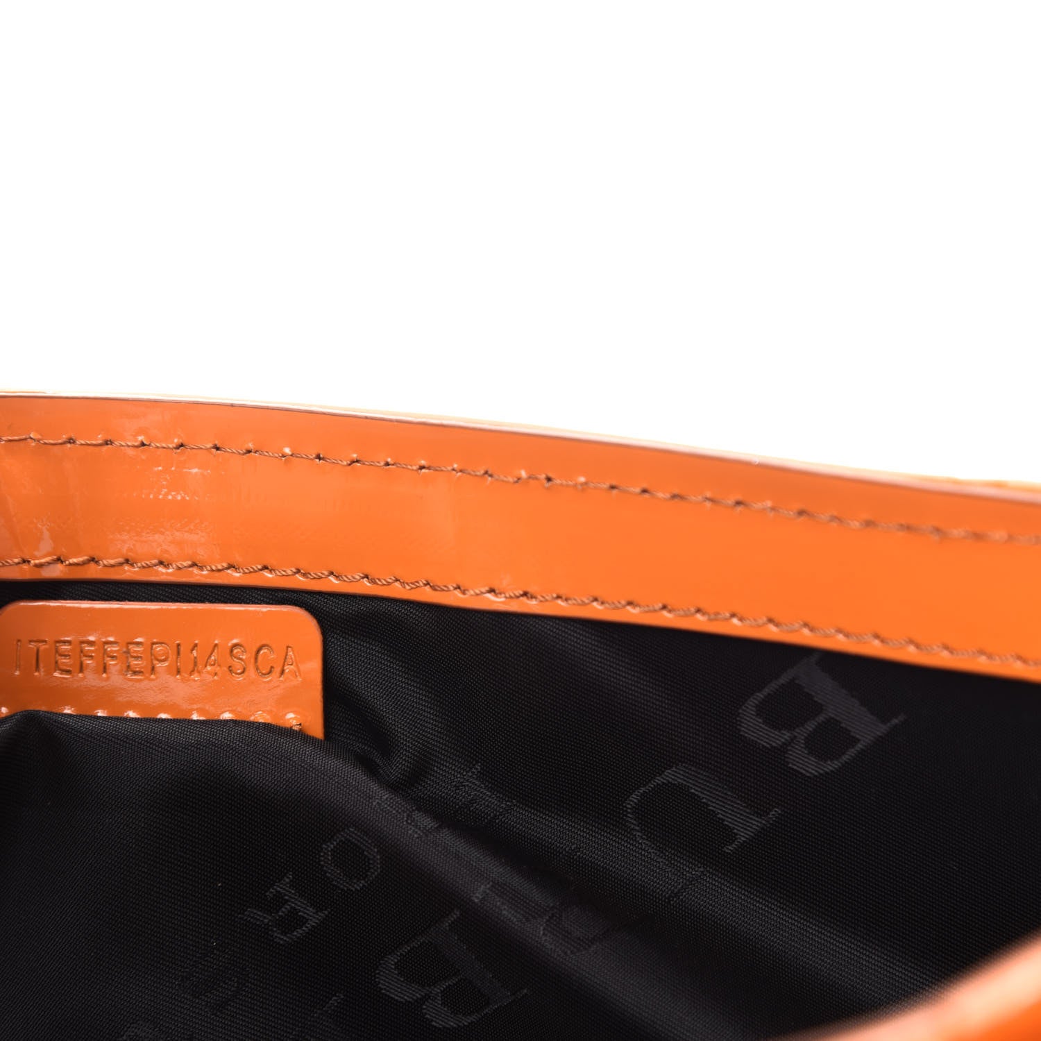 Burberry Prorsum Patent Small Lilford Shoulder Bag Orange 11 of 12