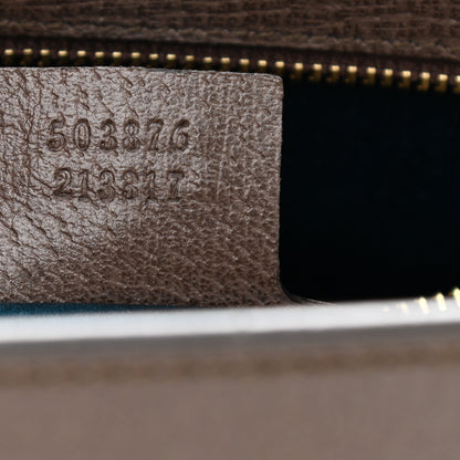 Gucci GG Supreme Monogram Web Medium Ophidia Chain Shoulder Bag Brown 7 of 10