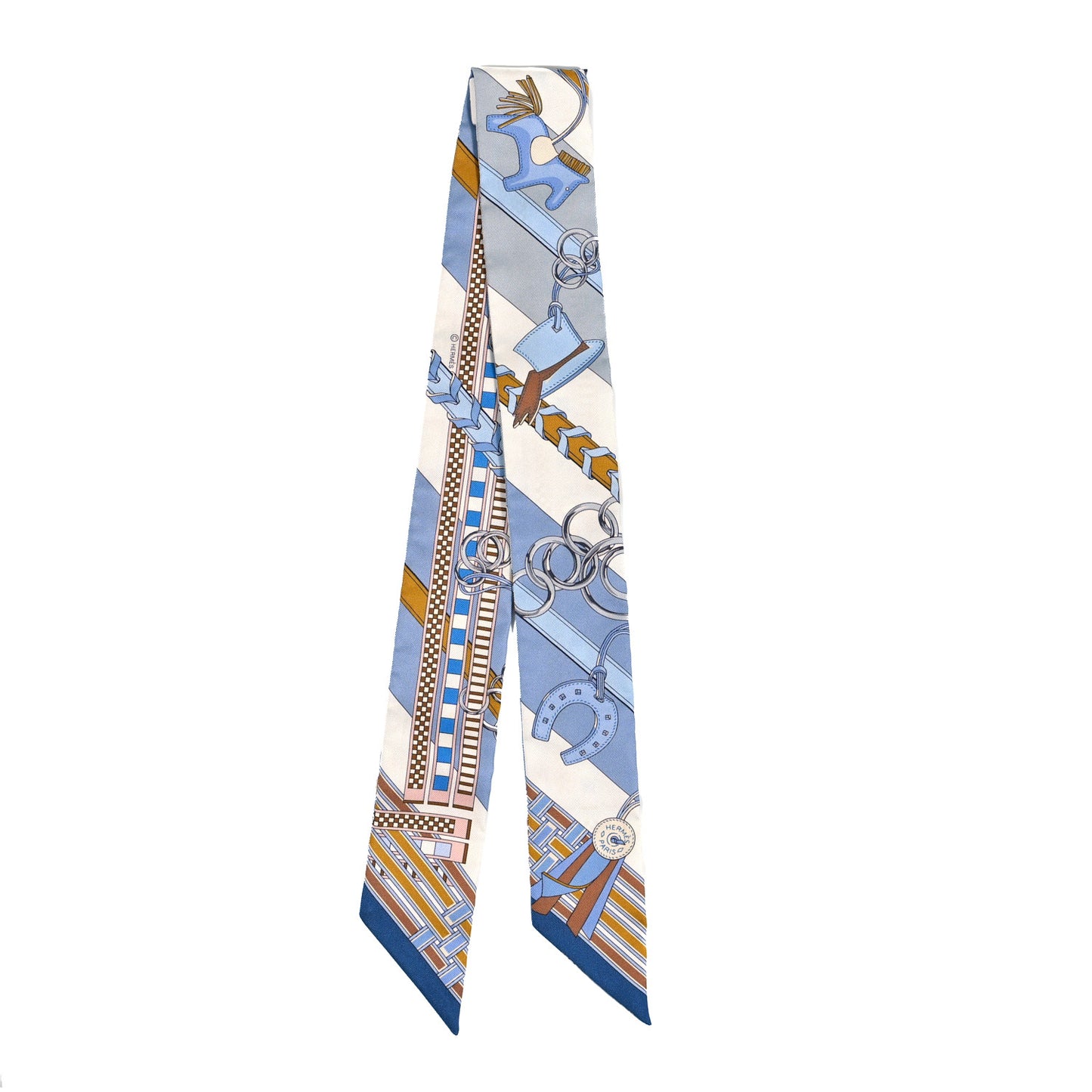 Silk Brides et Gris Twilly Gris Bleu Jean White Miel