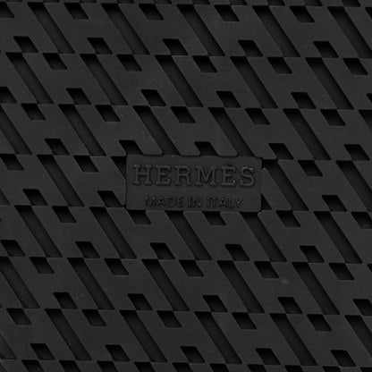 Hermes Calfskin Womens Chypre Sandals 36 Black 8 of 9