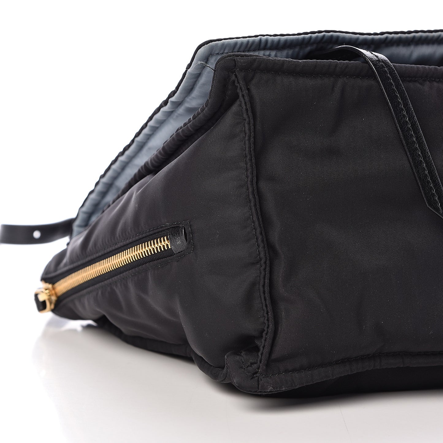 Tessuto Nylon Etiquette Flap Black Soleil
