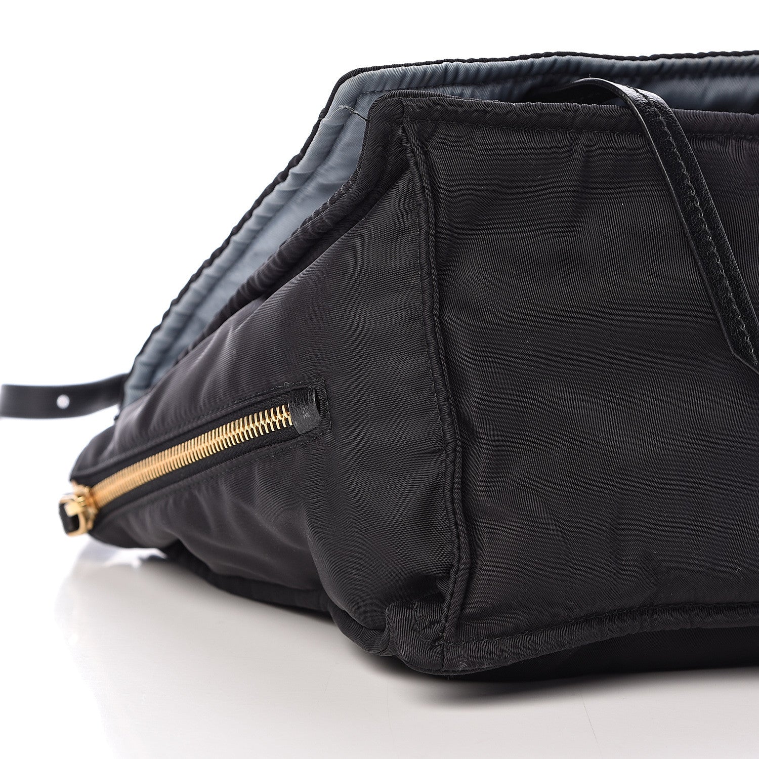 Prada Tessuto Nylon Etiquette Flap Black Soleil 9 of 10