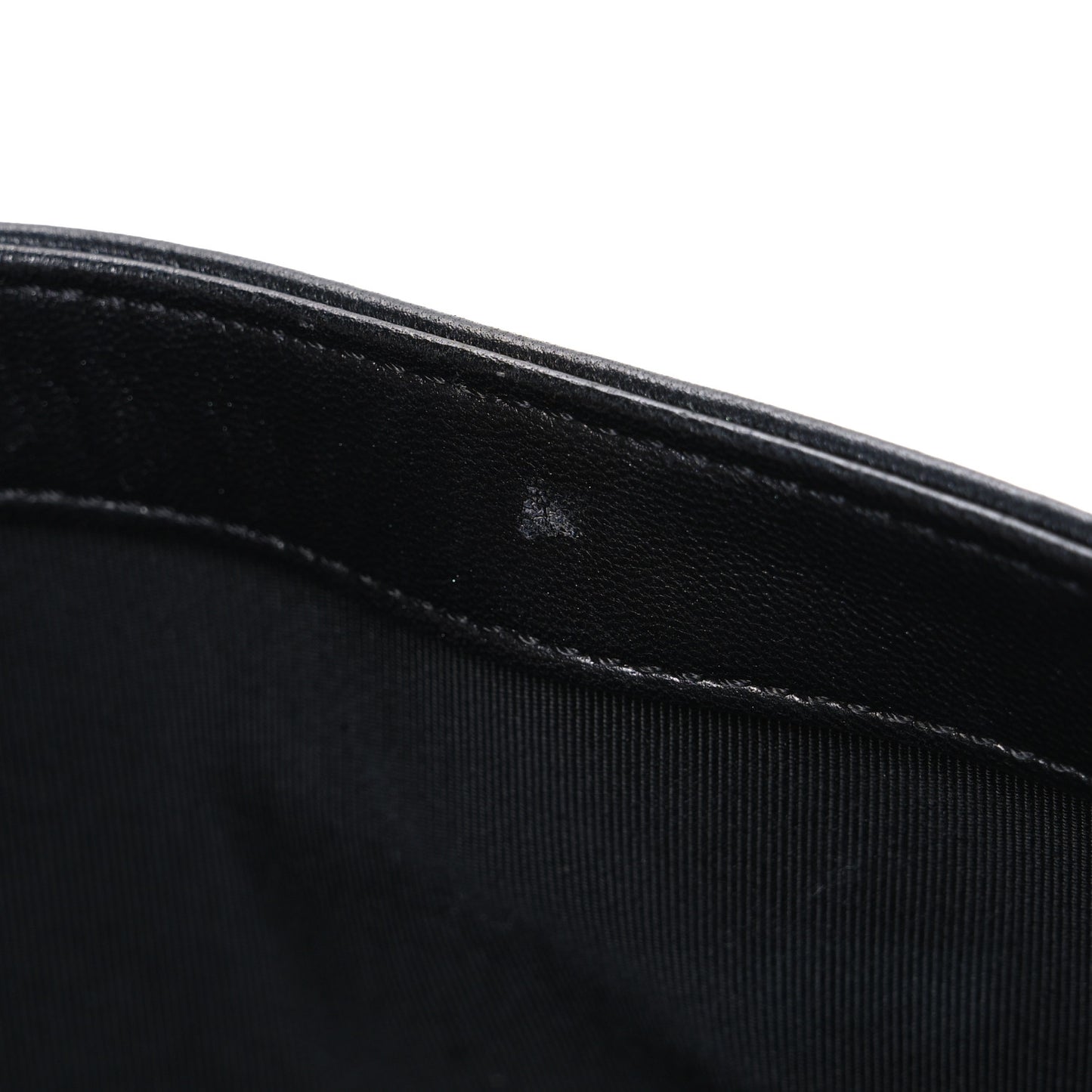 Calfskin Patent Braided Medium Boy Flap Black