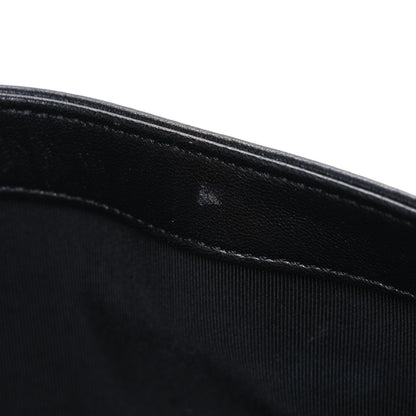 Chanel Calfskin Patent Braided Medium Boy Flap Black 12 of 13