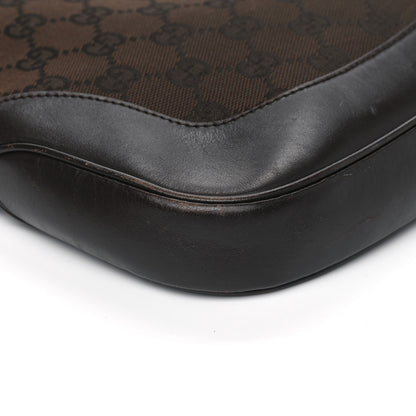 Gucci Monogram Web Small Jackie O Hobo Dark Brown 10 of 18