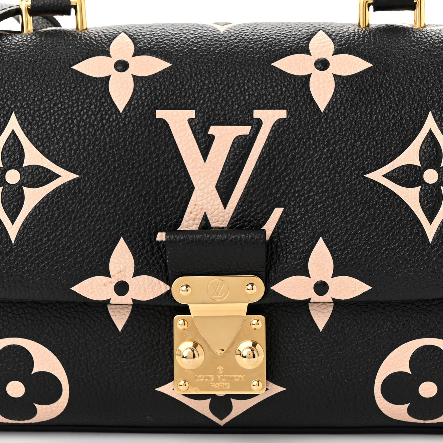 Empreinte Monogram Giant Madeleine BB Black Beige
