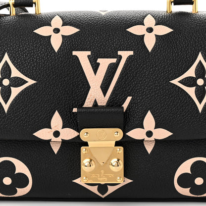 Louis Vuitton Empreinte Monogram Giant Madeleine BB Black Beige 7 of 9