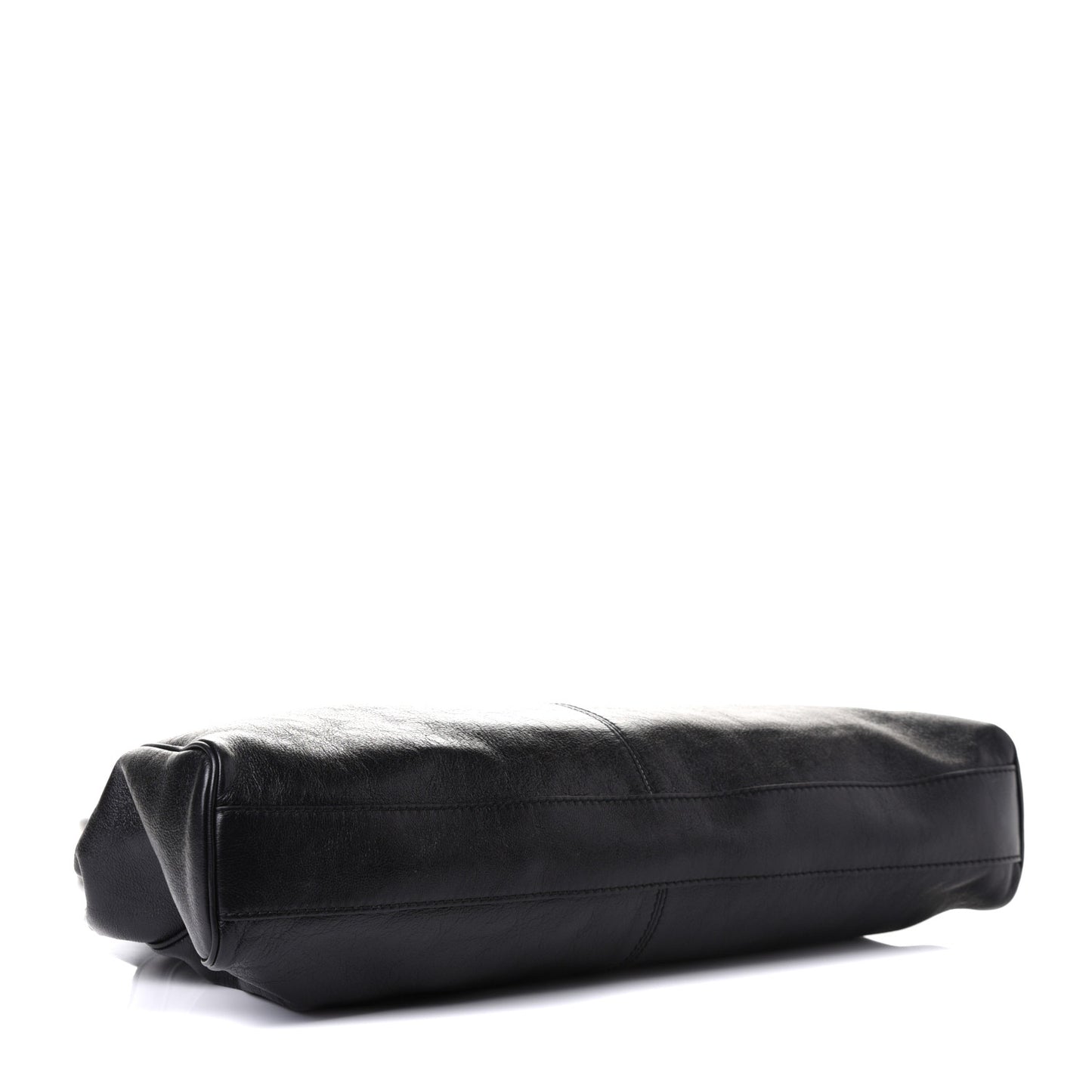 Calfskin Large Re(Belle) Top Handle Bag Black