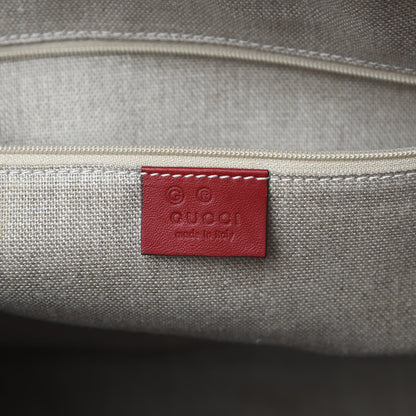 Gucci Soft Microguccissima Large Dome Satchel Red 6 of 14