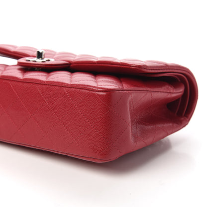 Chanel Caviar Quilted Medium Double Flap Red 8 of 12
