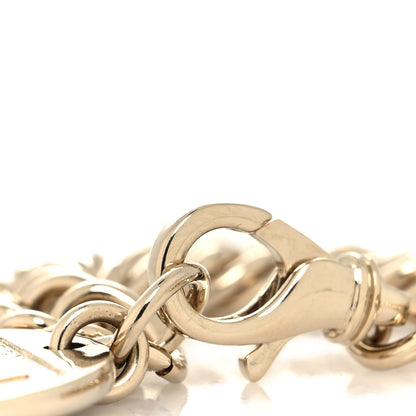 Chanel Crystal CC Chain Charm Bracelet Gold 4 of 5