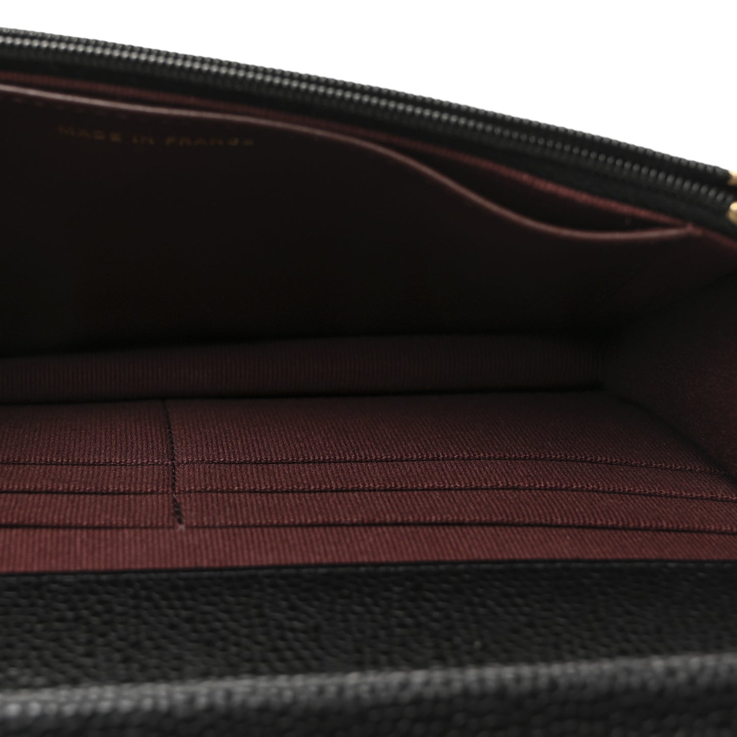Caviar Quilted CC Turnlock Wallet On Chain WOC Black