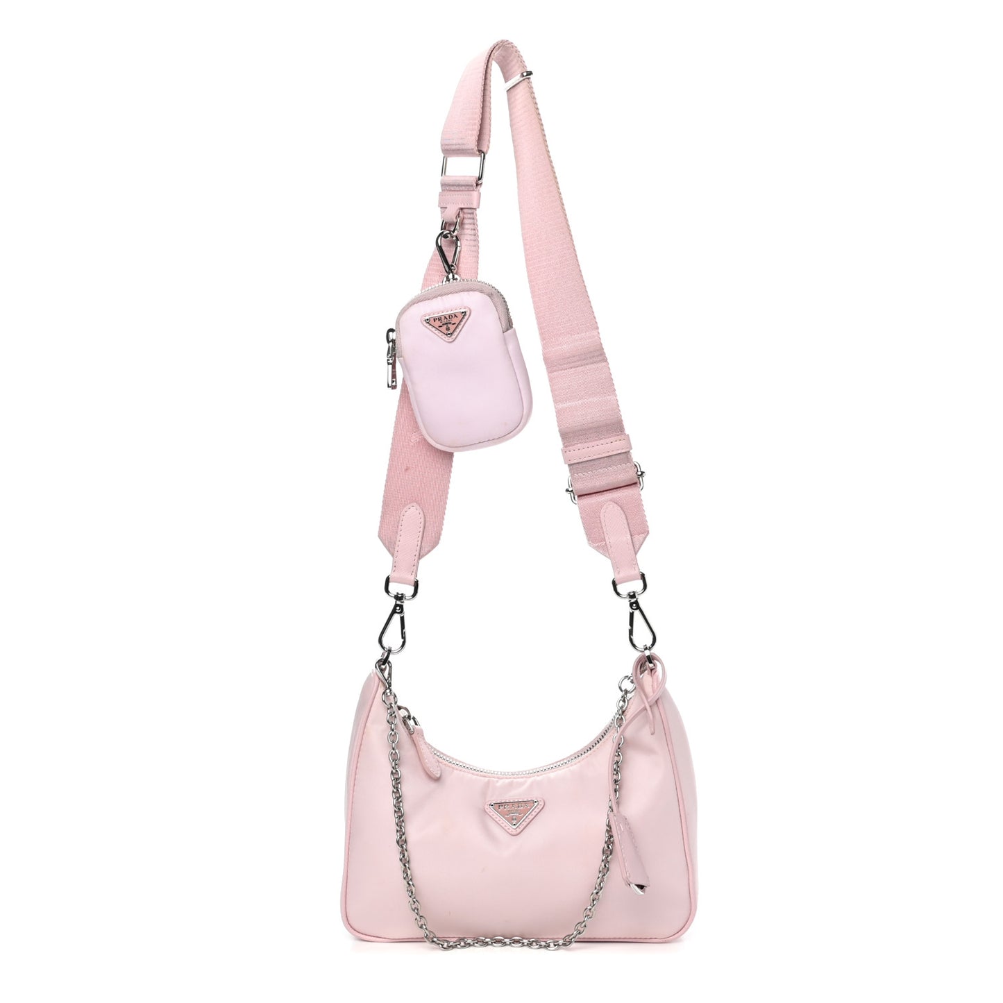 Nylon Re-Edition 2005 Shoulder Bag Alabastro
