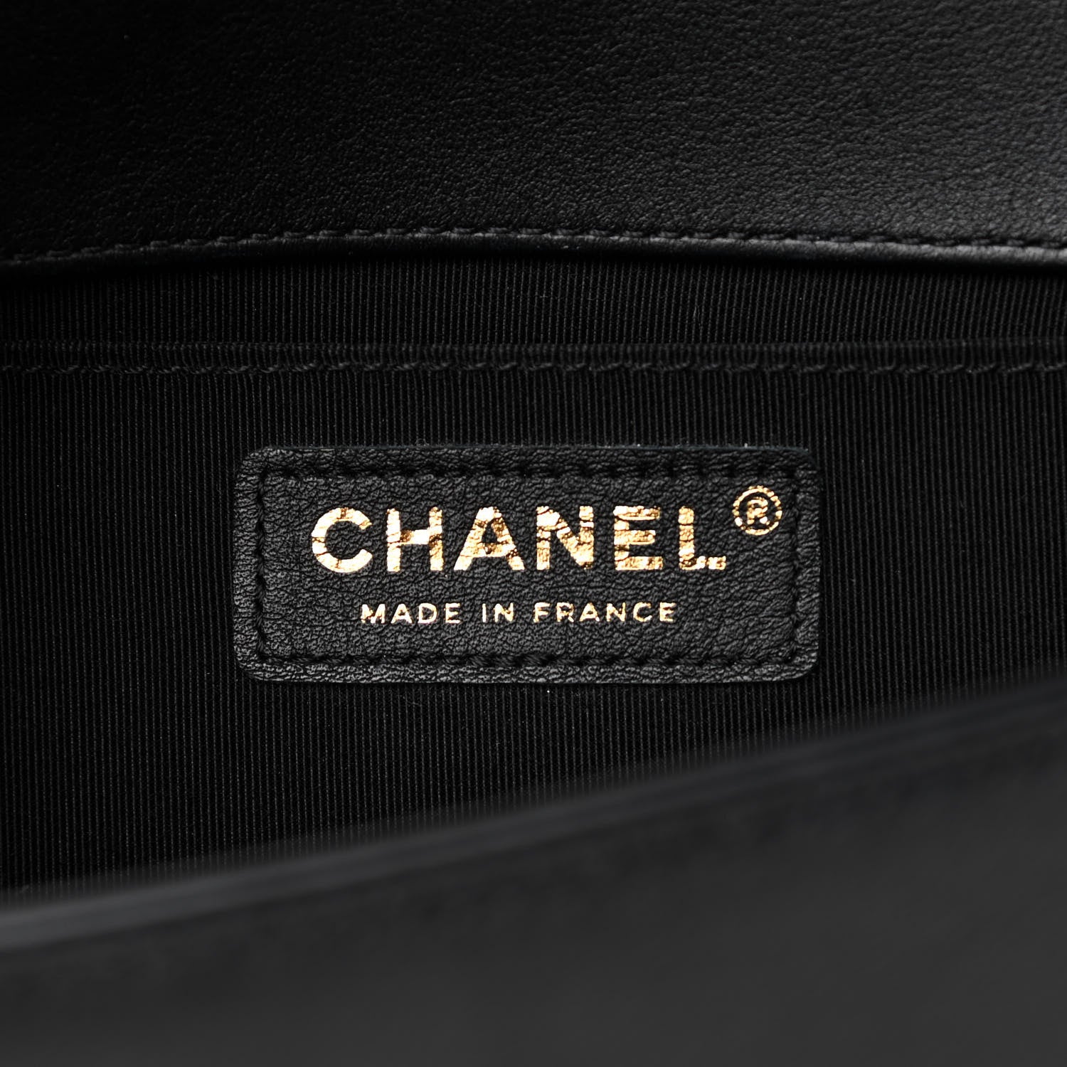 Chanel Lambskin Chevron Quilted Medium Boy Flap Black 10 of 29