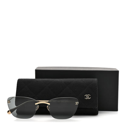 Chanel Titanium Cat Eye CC Sunglasses 4286-T Black 8 of 8