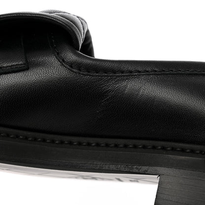 Chanel Lambskin Quilted CC Turnlock Loafers 38.5 Black 14 of 15