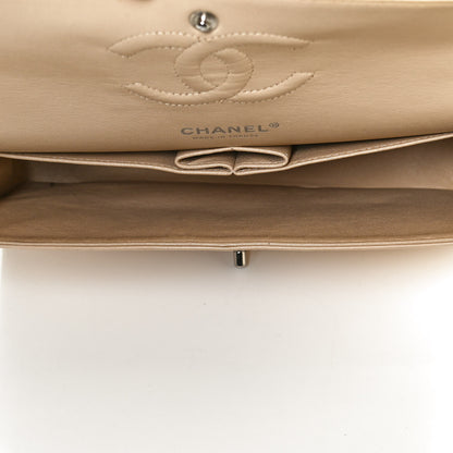 Chanel Lambskin Quilted Medium Double Flap Beige 5 of 10