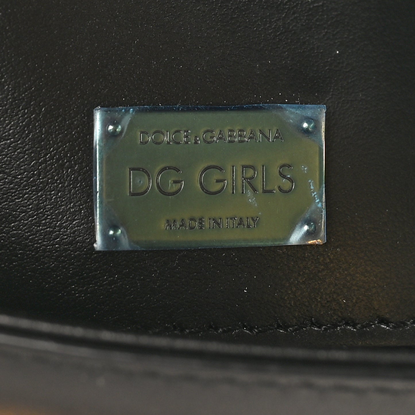 Nappa DG Girls Tote Black