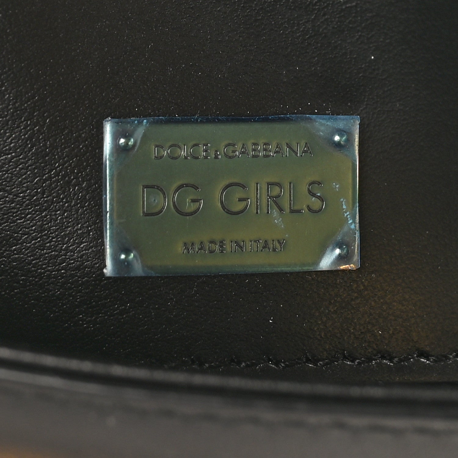 Dolce & Gabbana Nappa DG Girls Tote Black 6 of 9