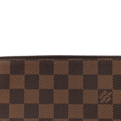 Louis Vuitton Damier Ebene Clemence Wallet Cherry 7 of 9