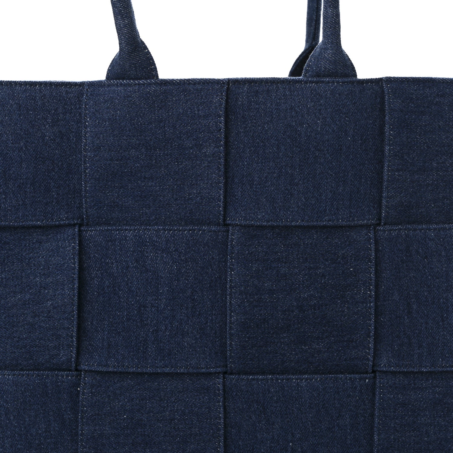 Bottega Veneta Denim Maxi Intrecciato Mens Arco Tote 8 of 10