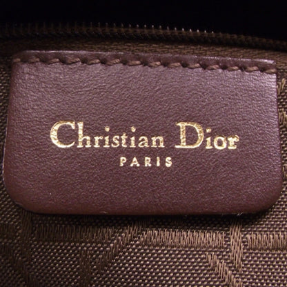 Christian Dior Canvas Cannage Medium Lady Dior Brown 7 of 9